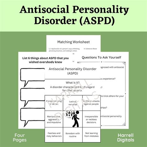 antisocial personlighetsstörning relation|Antisocial Personality Disorder DSM